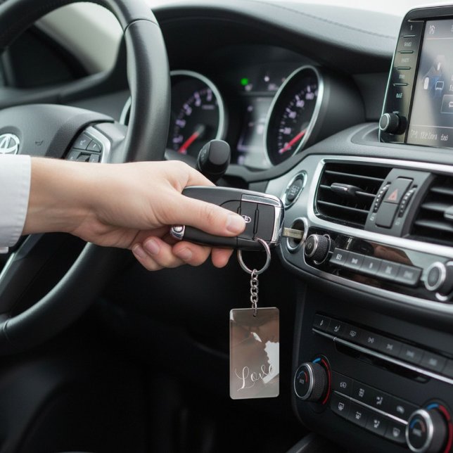 Text-Foto- und personalisiertes Fotocollage-Schlüs Schlüsselanhänger (Von Creator hochgeladen)