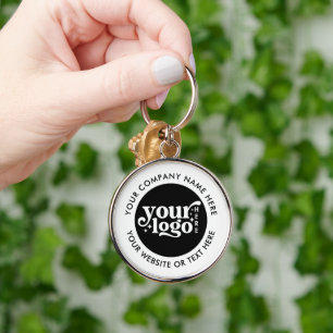Text für benutzerdefiniertes Firmenlogo Schlüsselanhänger