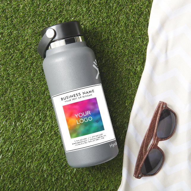 Text für das Logo für benutzerdefinierte Vorlagen Aufkleber (HydroFlask Insitu)