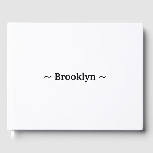 Text für den Namen ändern weiß Gästebuch