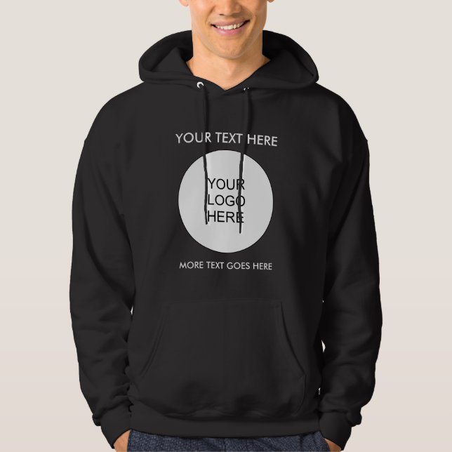 Text für doppelseitige Logokombinationen mit benut Hoodie (Vorderseite)