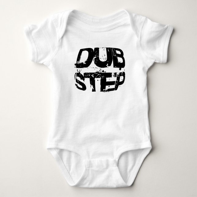 Text für Dubstep-Musik Baby Strampler (Vorderseite)