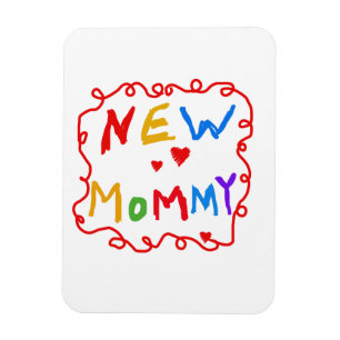 Text für Primärfarben Neue Mommy-Geschenke Magnet