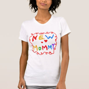 Text für Primärfarben Neue Mommy-Tshirts T-Shirt