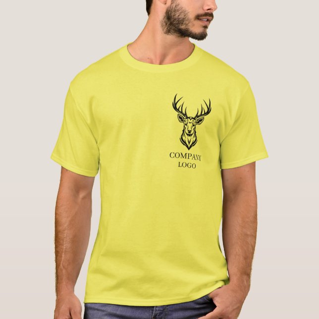 Text für QR-Scan-Code für kundenspezifische Marken T-Shirt (Vorderseite)