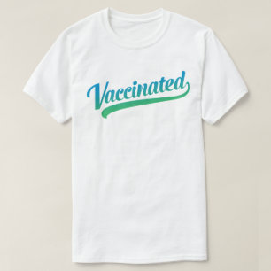 Text geimpfter Text T-Shirt