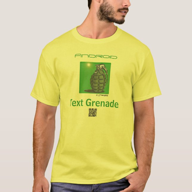 Text-Granaten-APP T-Shirt (Vorderseite)