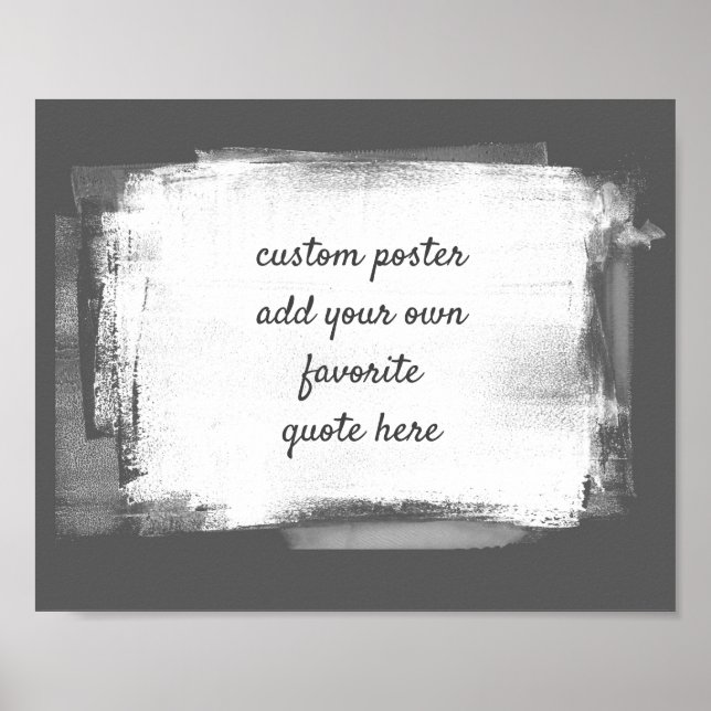 Text grau und weiß poster (Vorne)
