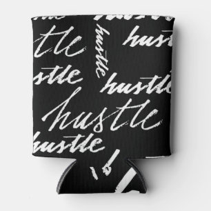Text: Grunge Musik Muster. Dosenkühler