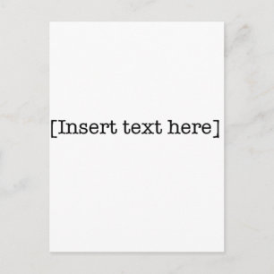 Text hier einfügen postkarte