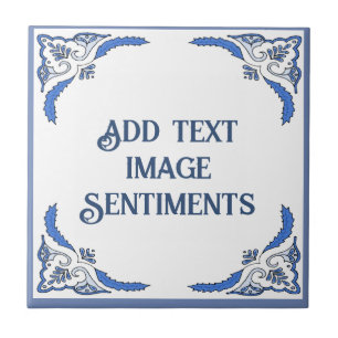 Text hinzufügen, Niederländisch aussehen, anpassen Fliese