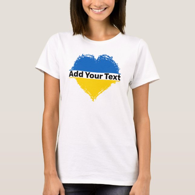 Text hinzufügen - T - Shirt (Vorderseite)