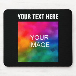 Text Hochladen Foto Jungen Kinder Moderne Vorlage Mousepad