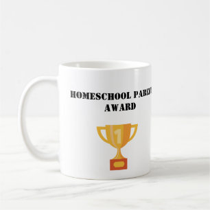 Text-Homeschool-Eltern-Preis hinzufügen Kaffeetasse