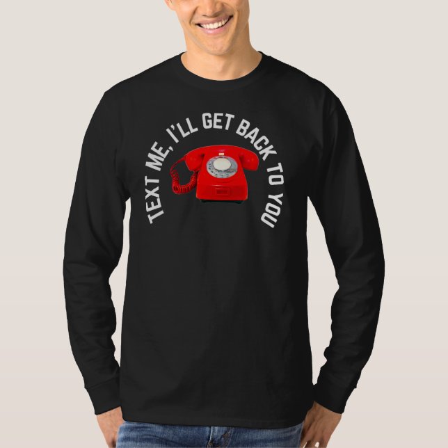 Text Ich komme zurück zu dir T-Shirt (Vorderseite)