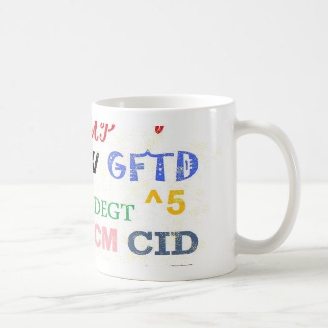 Text-Jargon-Abkürzungen Tasse (Rechts)
