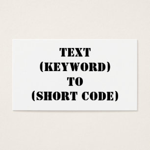TEXT (KEYWORD) BIS (KURZER CODE)