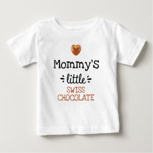 [Text] Kleine Schweizer Schokolade Baby T-shirt