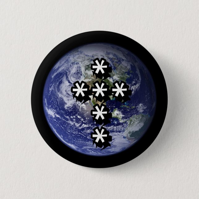 Text-Kreuz-Schaltfläche Button (Vorderseite)