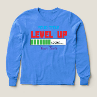 Text 'Level Up' mit grünem Ladefortschritt