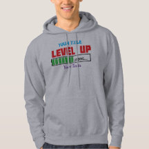 Text 'Level Up' mit grünem Ladefortschritt