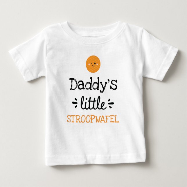 [Text] Little Stroopwafel Baby T-shirt (Vorderseite)