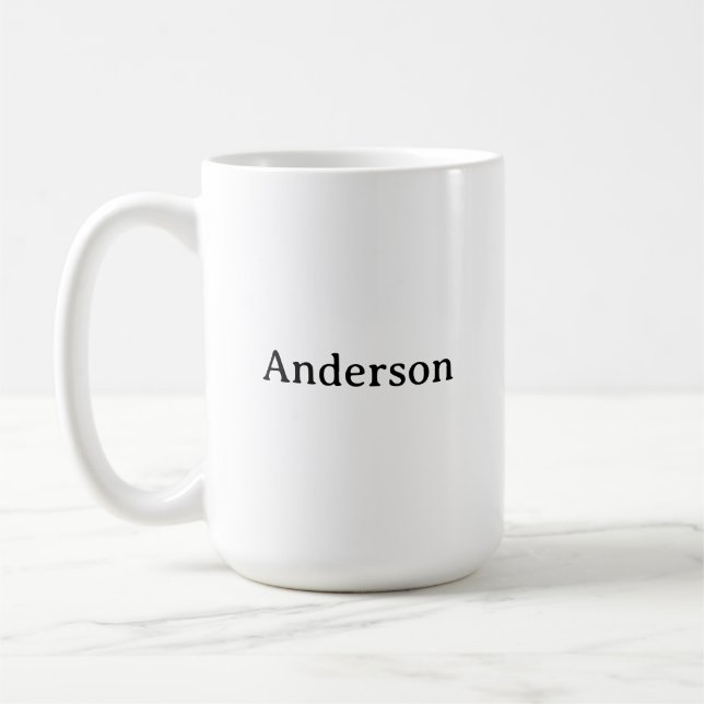 Text Löschen Eigene Gestaltung ersetzen 15 oz Klas Kaffeetasse (Links)