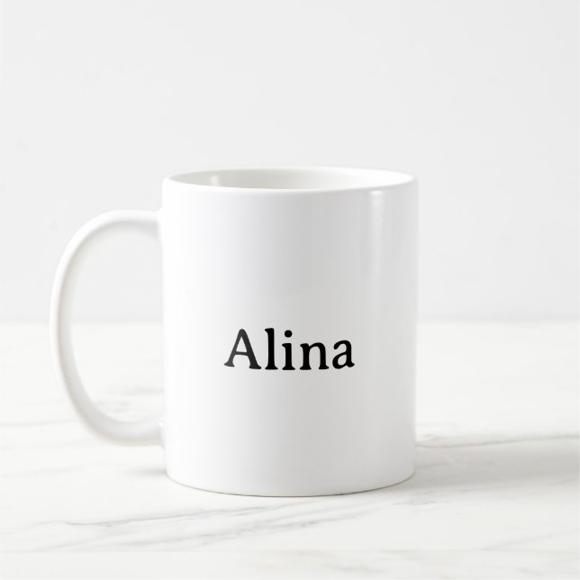 Text löschen, eigenes Design hinzufügen 11 oz Clas Kaffeetasse (Links)