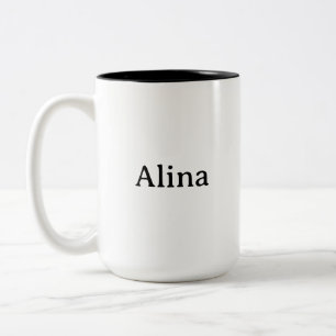 Text löschen, eigenes Design hinzufügen 15 oz Zweifarbige Tasse