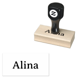 Text löschen, eigenes Design hinzufügen 1,5" x 3" Gummistempel