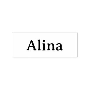 Text löschen, eigenes Design hinzufügen 1" x 2,5" Gummistempel