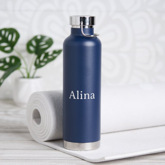 Text löschen, eigenes Design hinzufügen 32 oz  Trinkflasche (Yoga (gedreht))