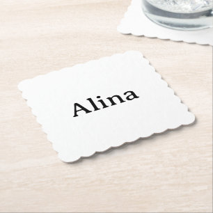 Text löschen, eigenes Design hinzufügen 4" x 4" ge Untersetzer
