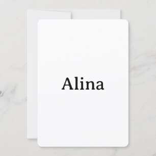 Text löschen, eigenes Design hinzufügen 5" x 7" Ru Dankeskarte