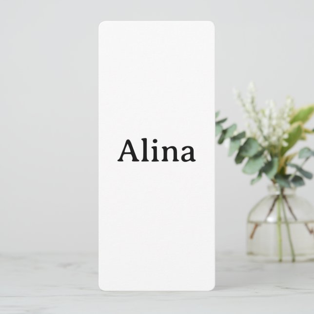 Text löschen, eigenes Design hinzufügen Abgerundet Einladung (Stehend Vorderseite)