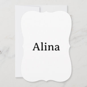 Text löschen, eigenes Design hinzufügen Halterung Einladung