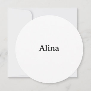 Text löschen, eigenes Design hinzufügen Kreis 5,25 Einladung