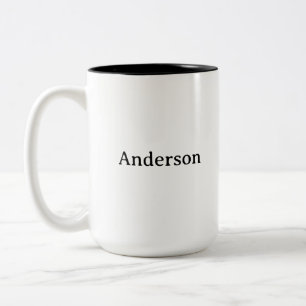 Text löschen und eigenes Design ersetzen 15 oz Zweifarbige Tasse