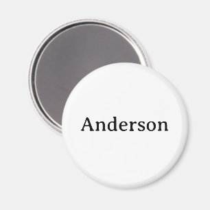 Text löschen und eigenes Design ersetzen 2,25 Zoll Magnet