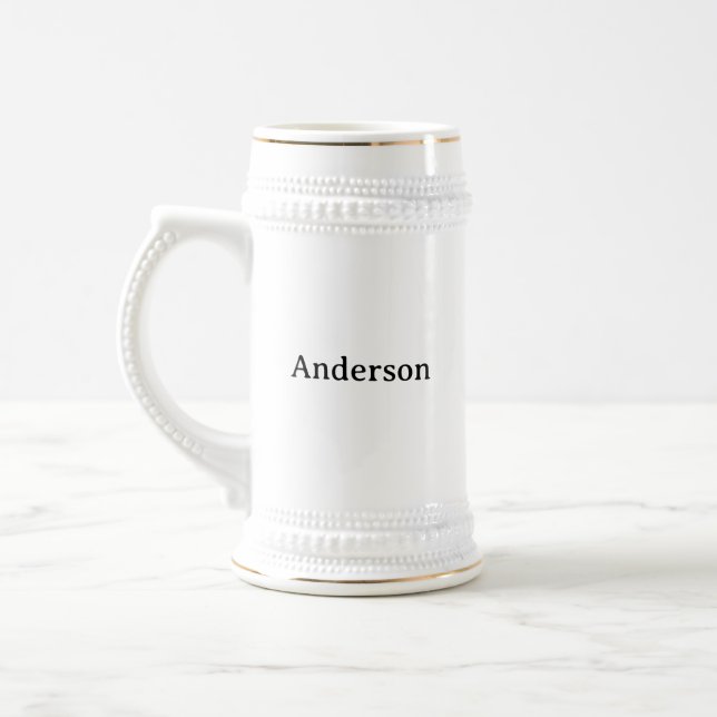 Text löschen und eigenes Design ersetzen  Bierglas (Links)