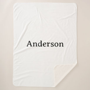 Text löschen und eigenes Design groß ersetzen Sherpadecke
