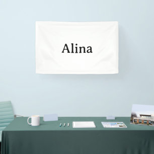 Text löschen und eigenes Design hinzufügen 2,5' x Banner