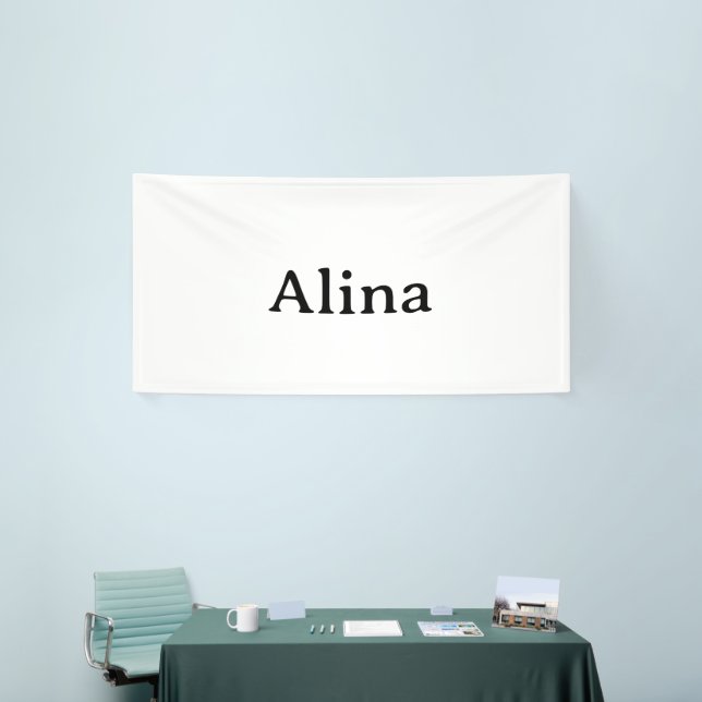 Text löschen und eigenes Design hinzufügen 4' x 8' Banner (Messeveranstaltung)