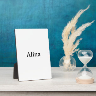 Text löschen und eigenes Design hinzufügen 5" x 7" Fotoplatte