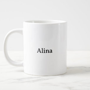 Text löschen und eigenes Design Jumbo hinzufügen Jumbo-Tasse