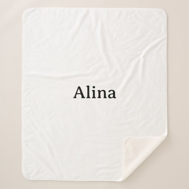 Text löschen und eigenes Design Medium hinzufügen Sherpadecke (Vorderseite)