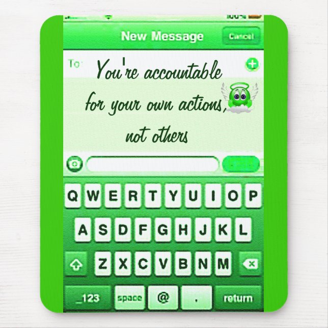 Text Me_ Mousepad (Vorne)