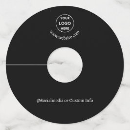 Text mit benutzerdefinierten Schwarzen Logos Moder