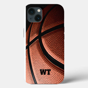 Text oder individuelle Basketball-Trikotnummer-Han iPhone 13 Hülle