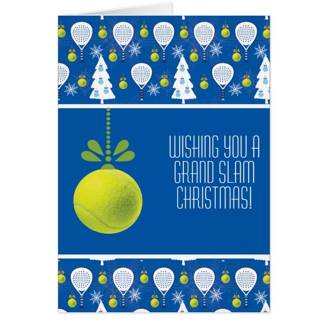 🎾 Text 🎄, Padel durch den Schnee! (Vorne)